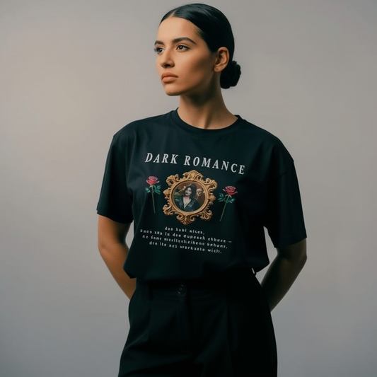Dark Romance - Spiegel der Dunkelheit-Design - Unisex-Bio-Baumwoll-T-Shirt