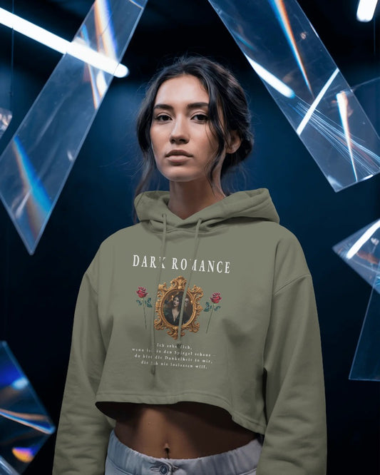 Spiegel der Dunkelheit – Cropped Hoodie