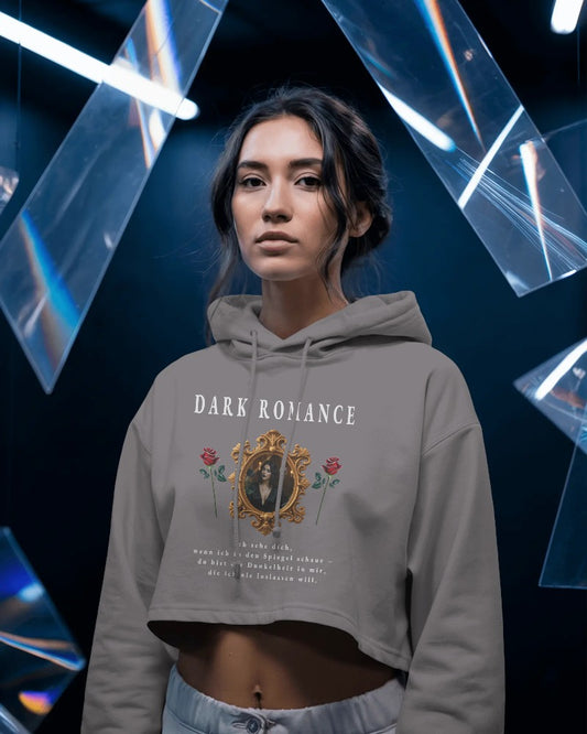Spiegel der Dunkelheit – Cropped Hoodie