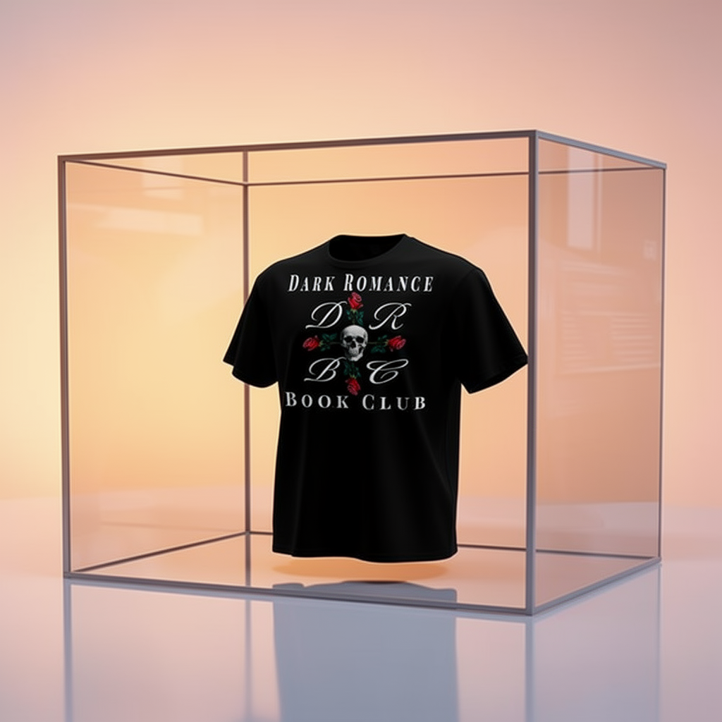 Dark Romance T-Shirt - Rosenkreuz der Nacht Design