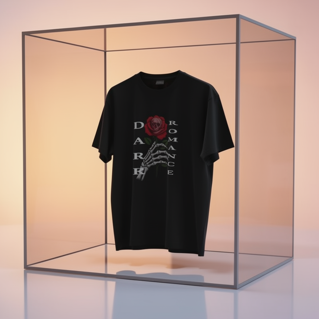Dark Romance T-Shirt - Deadly Bloom Design