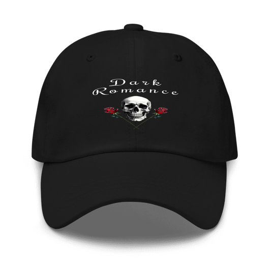 Dark Romance bestickte Kappe - Skull & Roses Design Dad-Hat