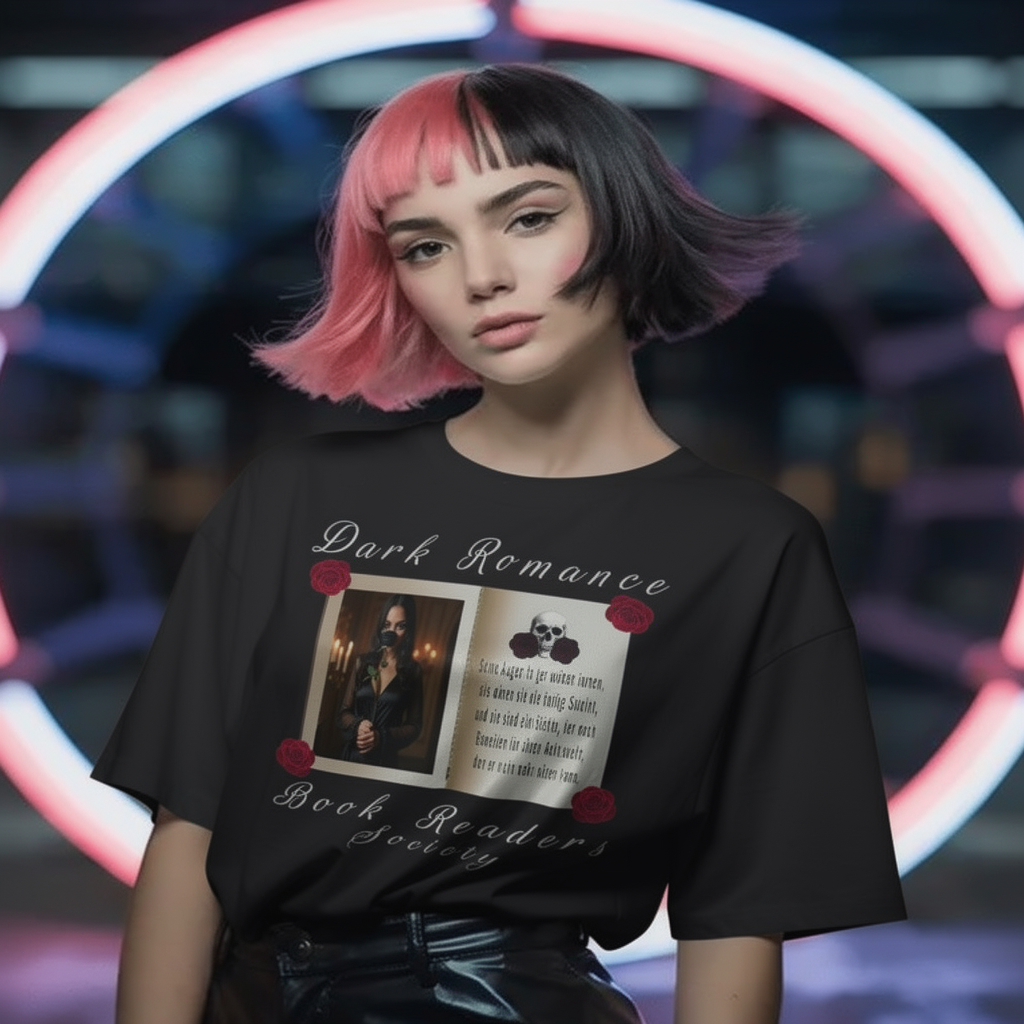 Dark Romance - Holy Sins Design (Heilige Sünden) Unisex-Bio-Baumwoll-T-Shirt schwarz