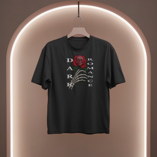 Dark Romance - Deadly Bloom Design - Unisex-Bio-Baumwoll-T-Shirt Anthracite