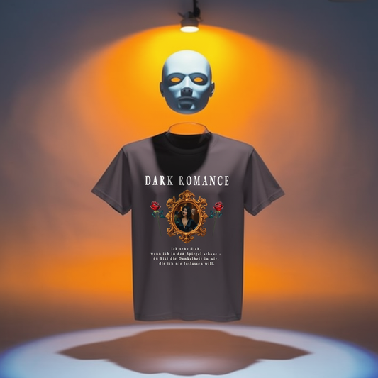 Dark Romance - Spiegel der Dunkelheit-Design - Unisex-Bio-Baumwoll-T-Shirt  Anthracite