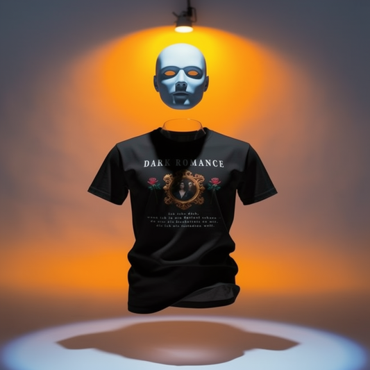 Dark Romance - Spiegel der Dunkelheit-Design - Unisex-Bio-Baumwoll-T-Shirt