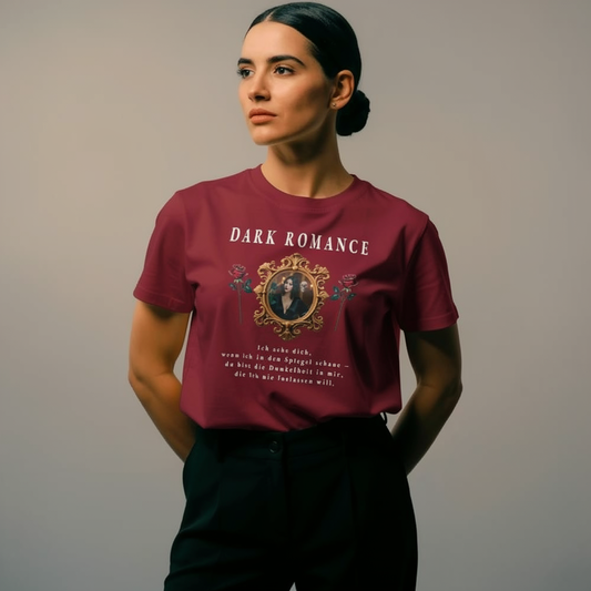 Dark Romance - Spiegel der Dunkelheit-Design - Unisex-Bio-Baumwoll-T-Shirt