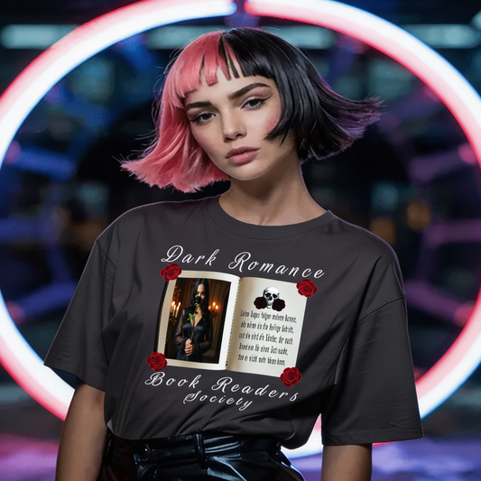 Dark Romance - Holy Sins Design (Heilige Sünden) Unisex-Bio-Baumwoll-T-Shirt Anthracite