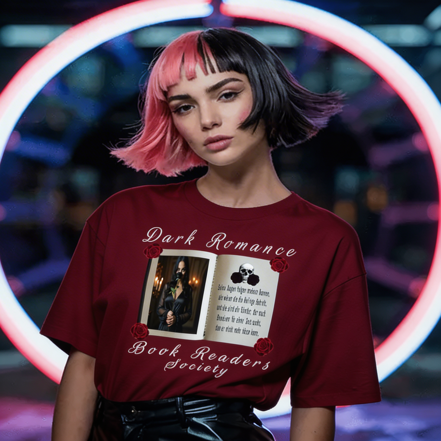 Dark Romance - Holy Sins Design (Heilige Sünden) Unisex-Bio-Baumwoll-T-Shirt