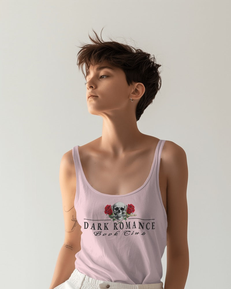 Dark Romance Love & Death Design Book Club – Tanktop im Gothic-Vintage Style - Damen Tanktop mit feiner Rippstruktur