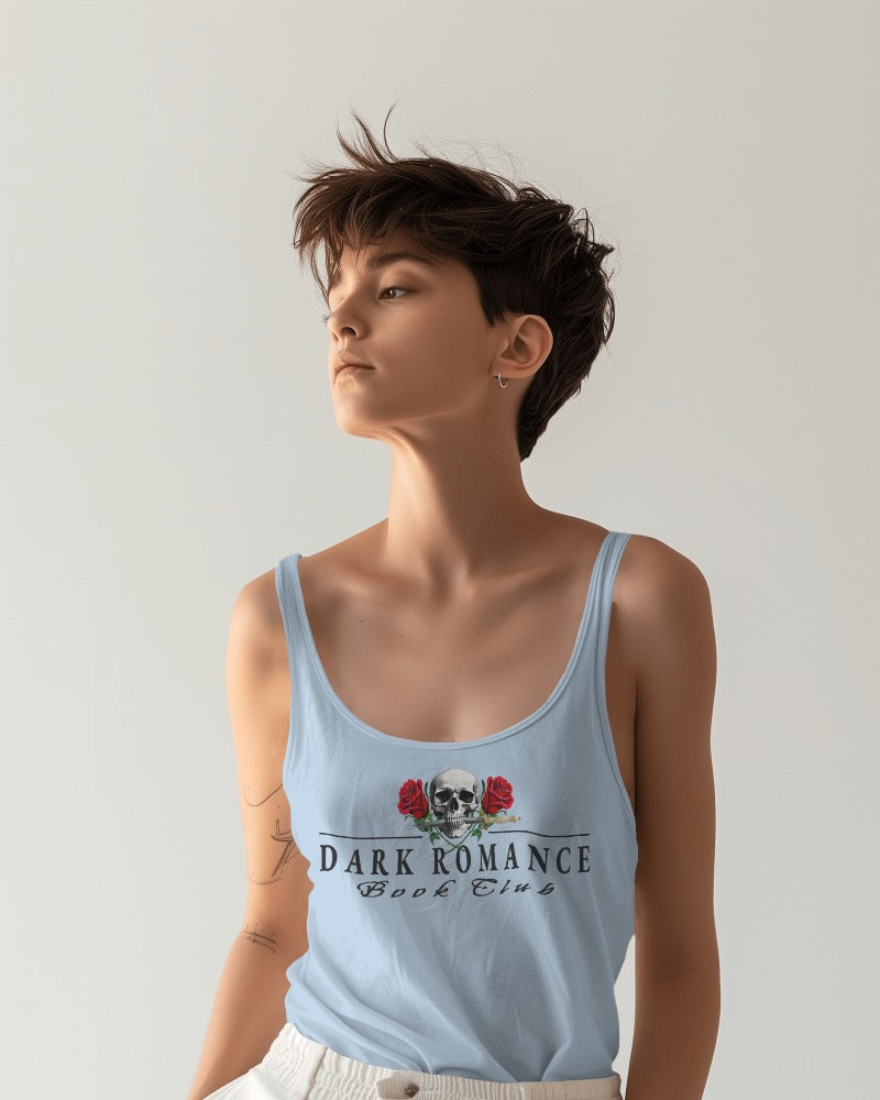 Dark Romance Love & Death Design Book Club – Tanktop im Gothic-Vintage Style - Damen Tanktop mit feiner Rippstruktur