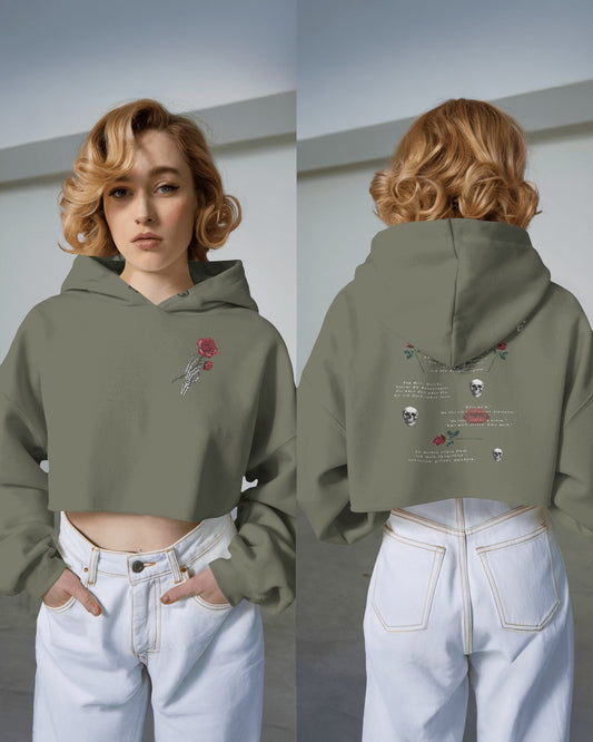 Cropped Hoodie – Poetry Edition