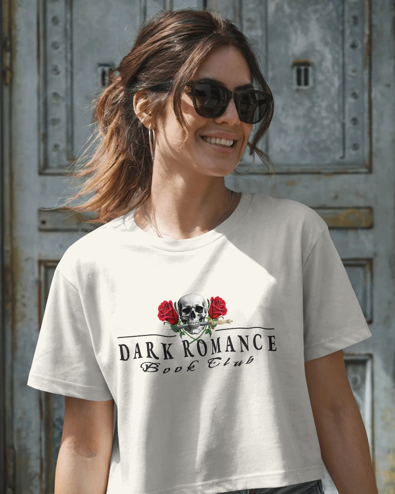 Dark Romance - Love & Death Design Damen-Crop-Top