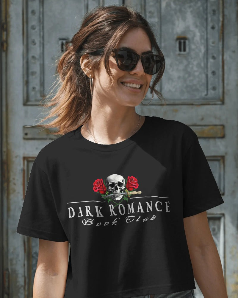 Dark Romance - Love & Death Design Damen-Crop-Top